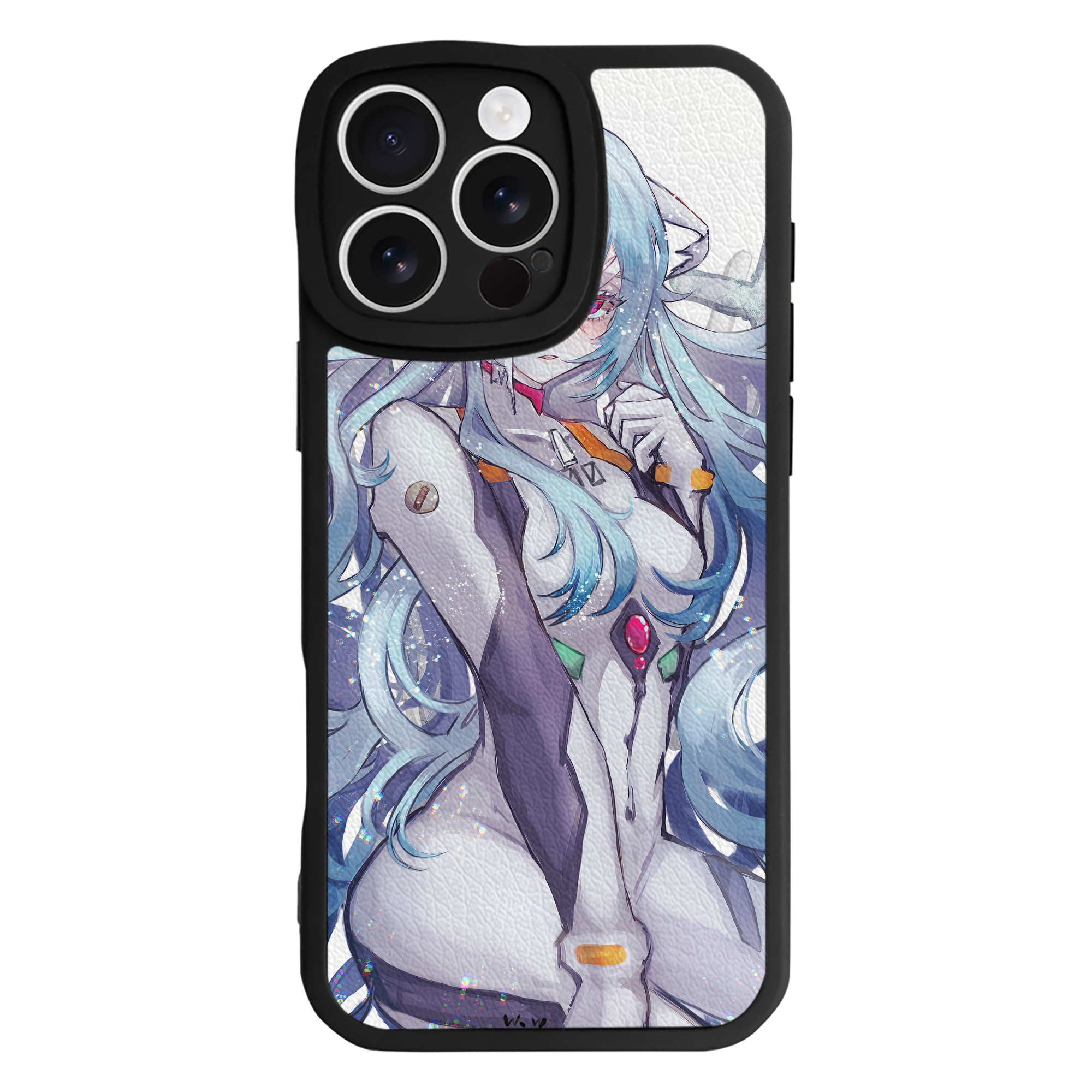 （画像用） EVA 新世紀エヴァンゲリオン 【iPhone 16シリーズ対応】シリコンスマホケース（レザー調） 材質：シリコン